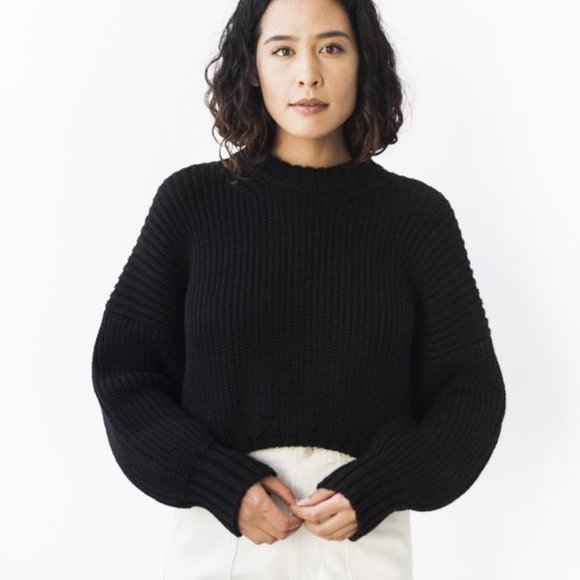 first rite crop sweater